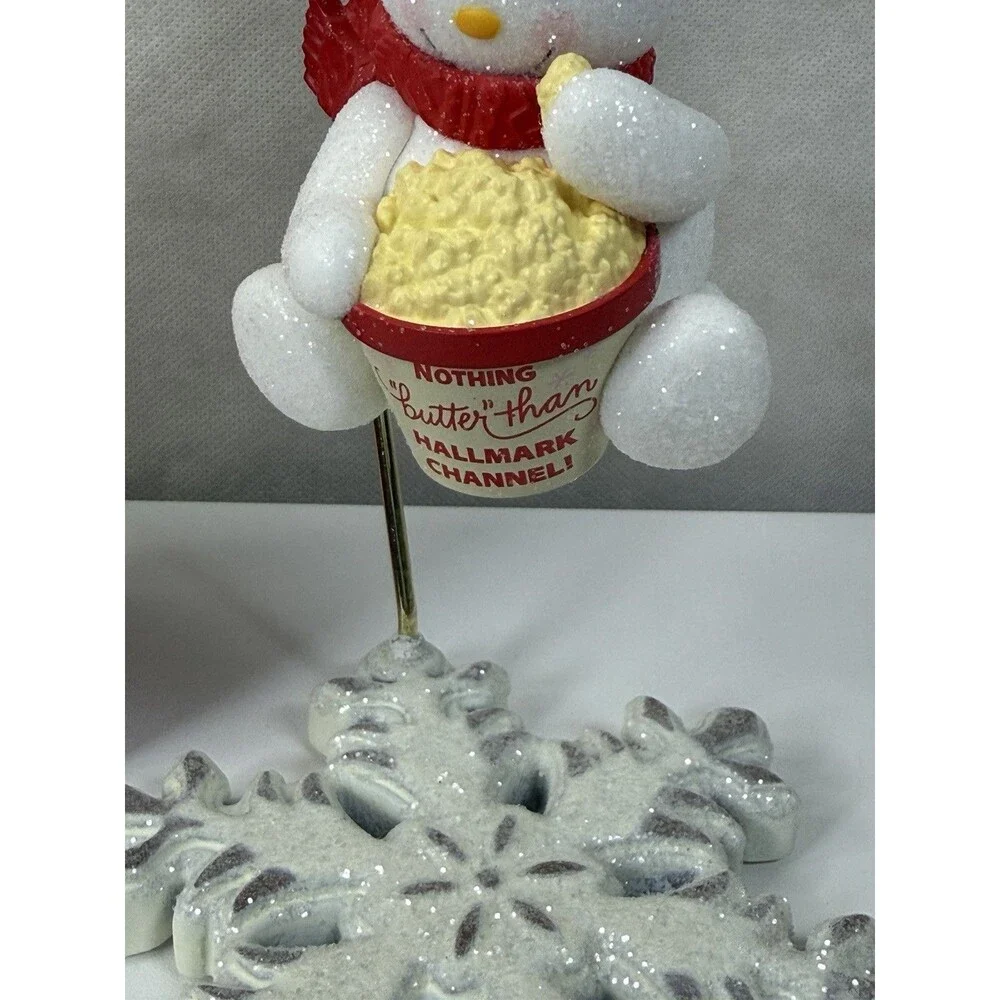 Hallmark Nothing Butter Than Hallmark Channel Snowman Popcorn Keepsake Ornament